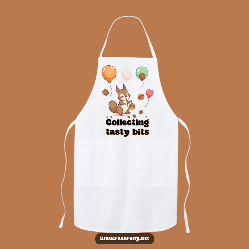 Funny Squirrel Balloon Apron: Kitchen Adventures for Playful Cooks