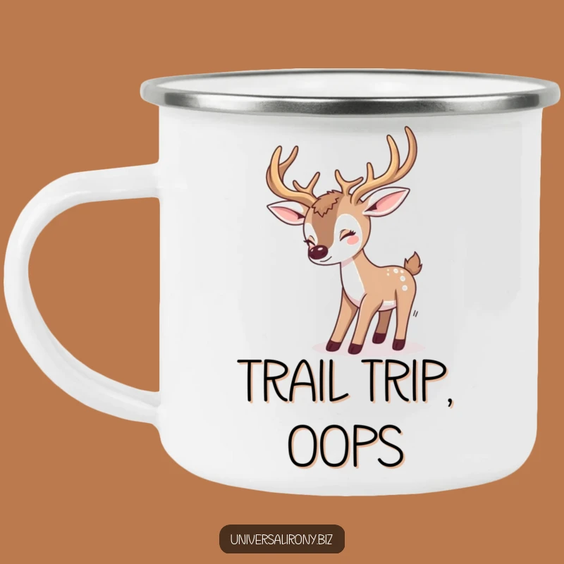 Adventure Kawaii Deer Tripping Funny Camping Mug - Comfy Antler Gift