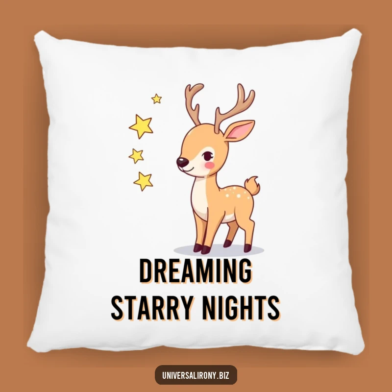 Funny Deer Star Juggling Pillow - Cozy Comfort with Celestial Charm