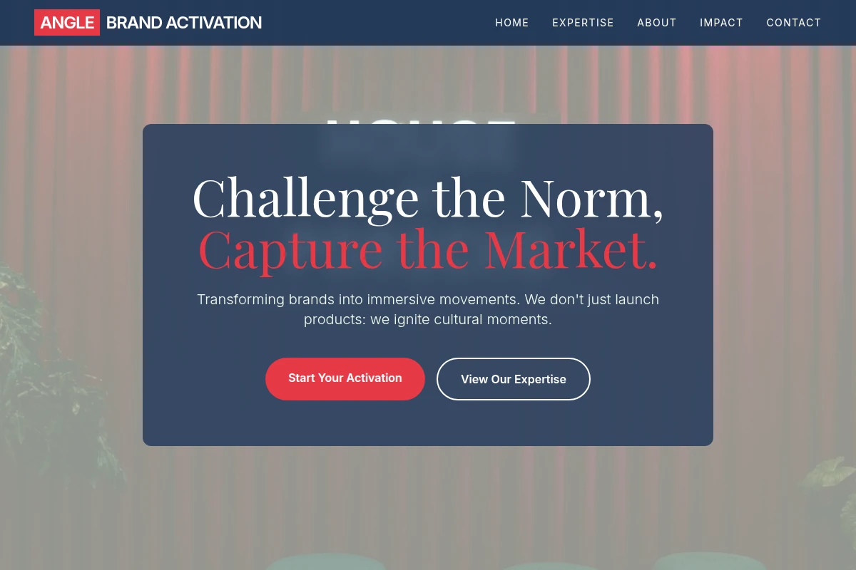 Angle Brand Activation