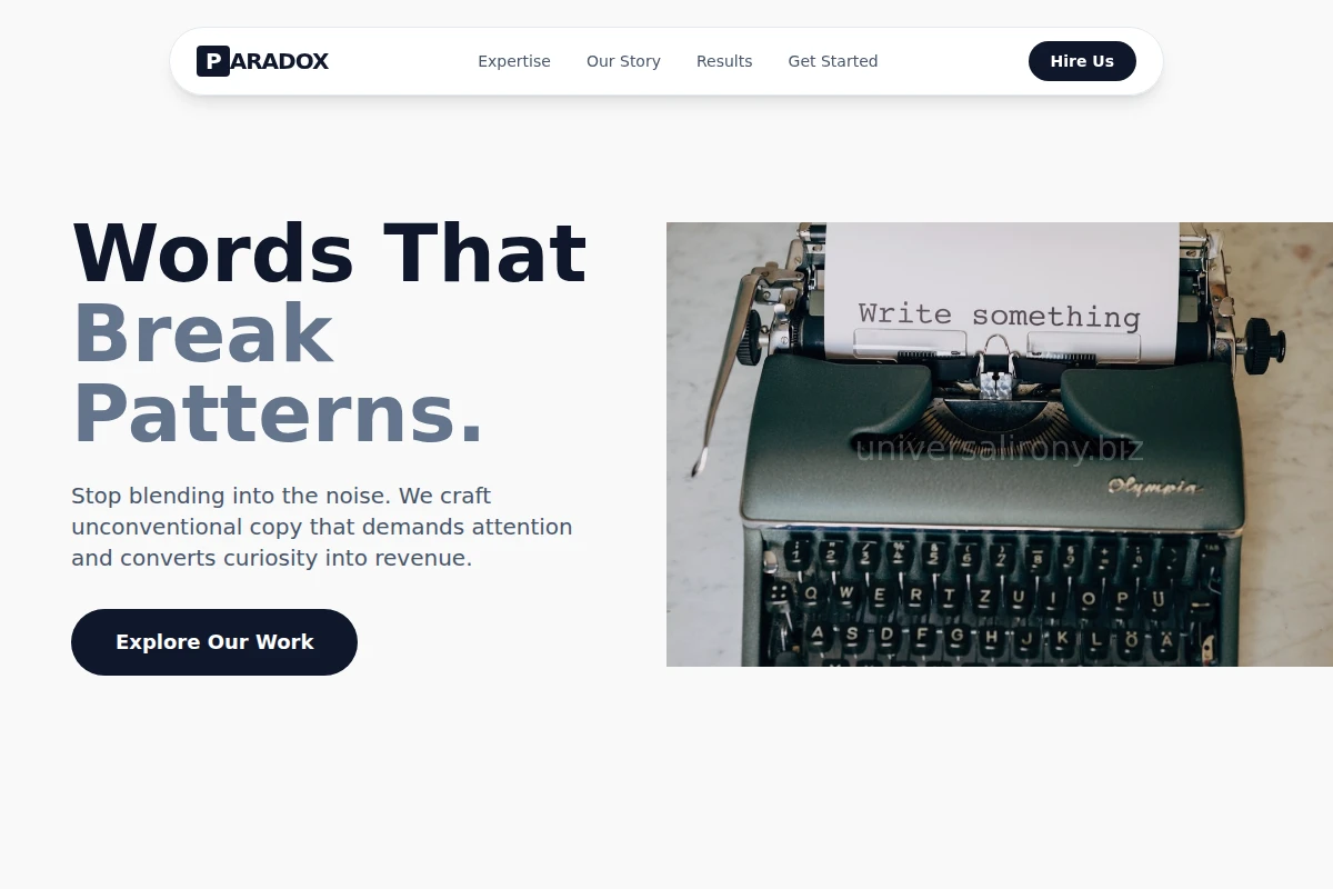 Paradox Copywriting