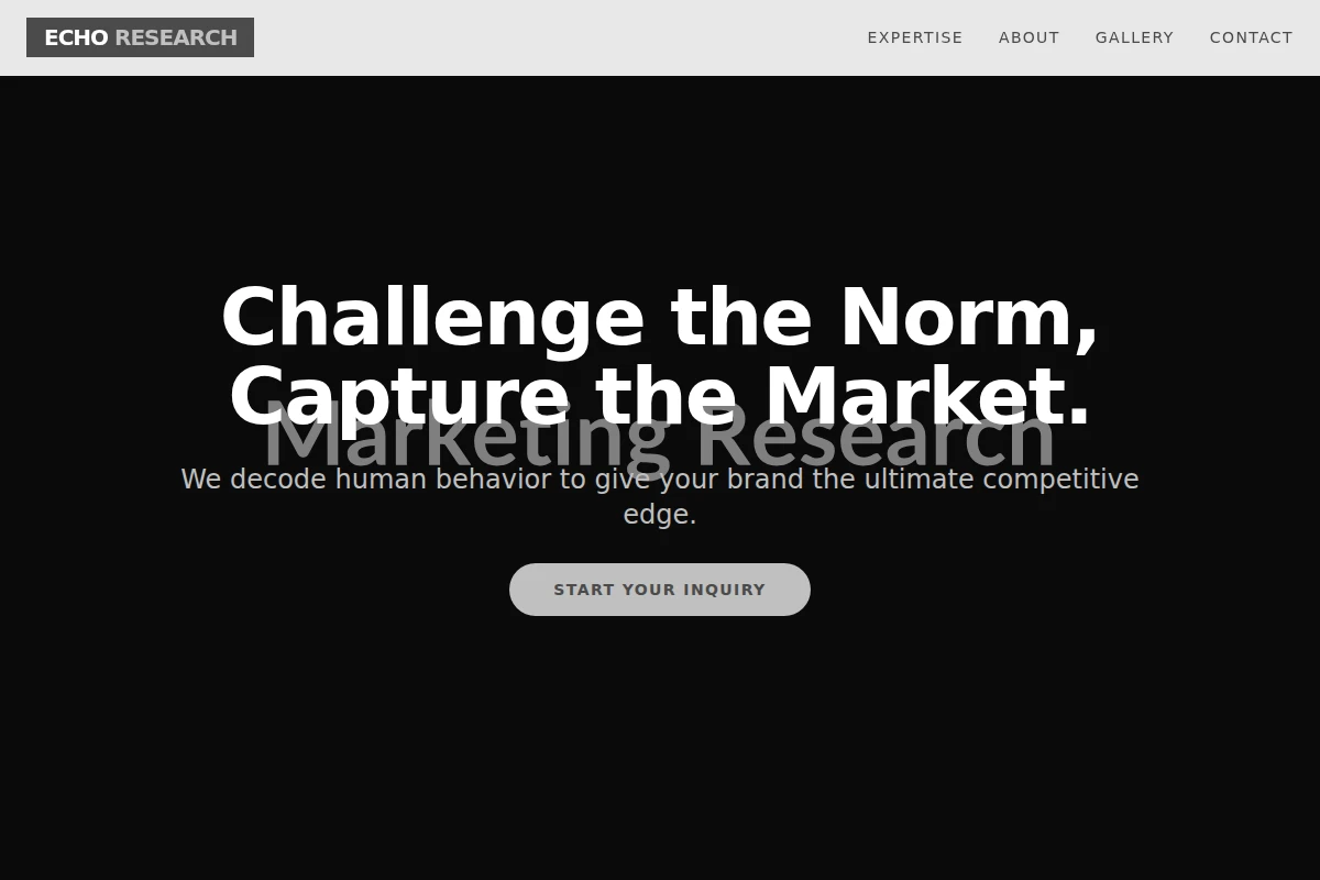 Echo Marketing Research