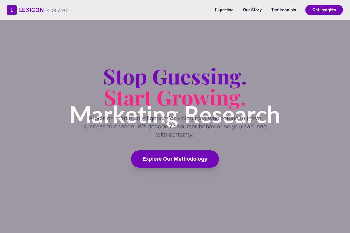 Lexicon Marketing Research