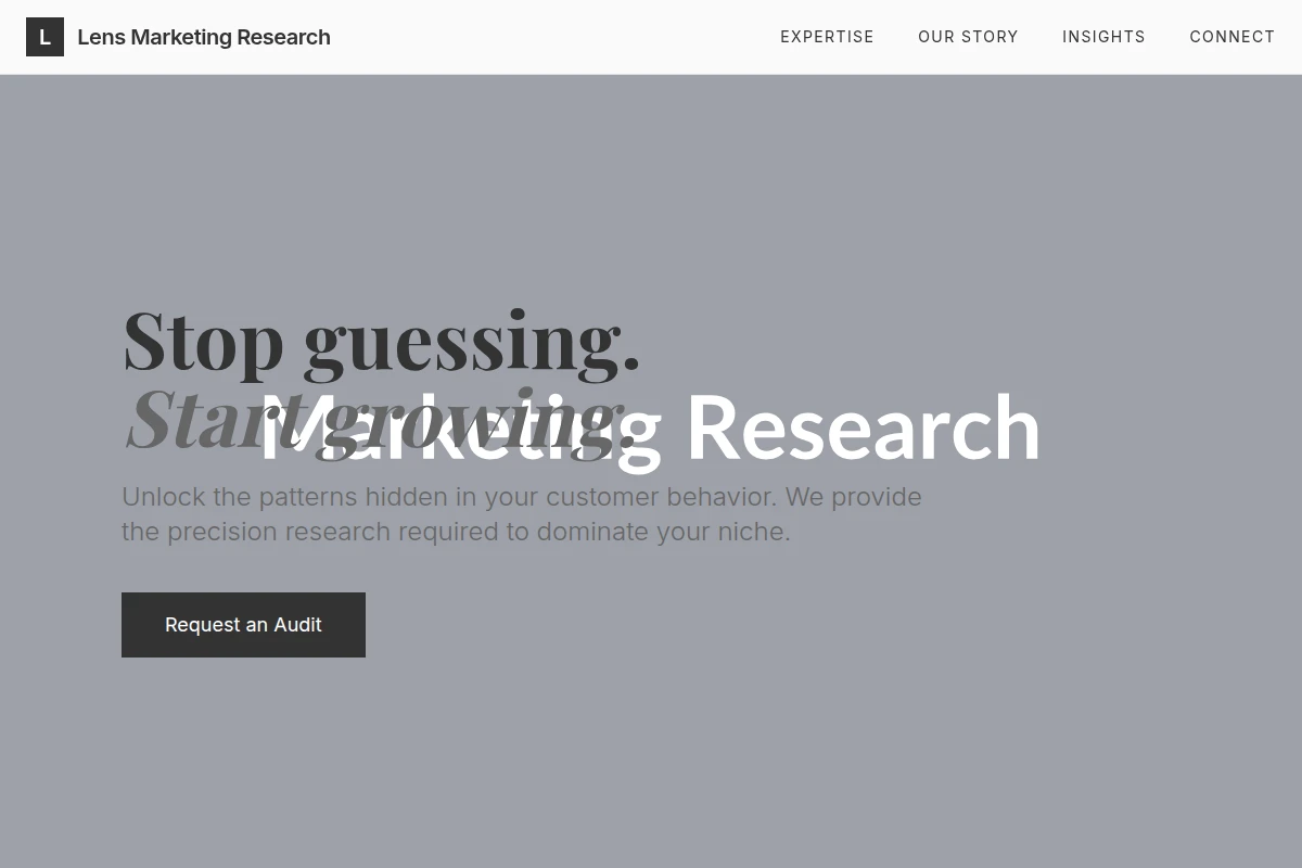 Lens Marketing Research
