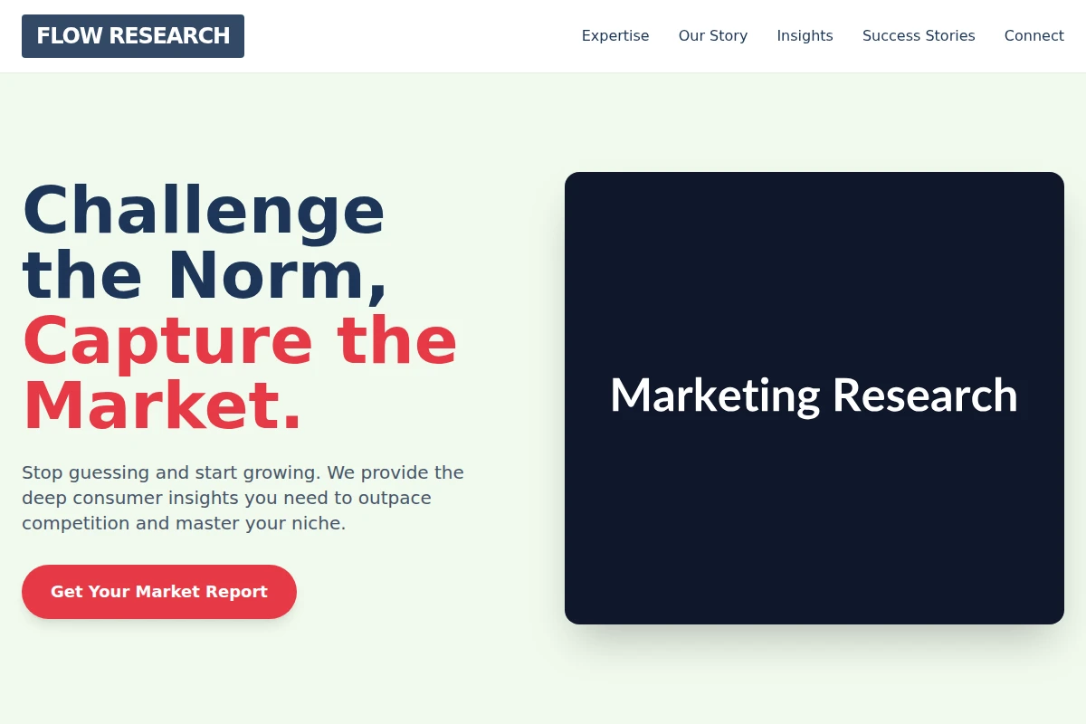 Flow Marketing Research