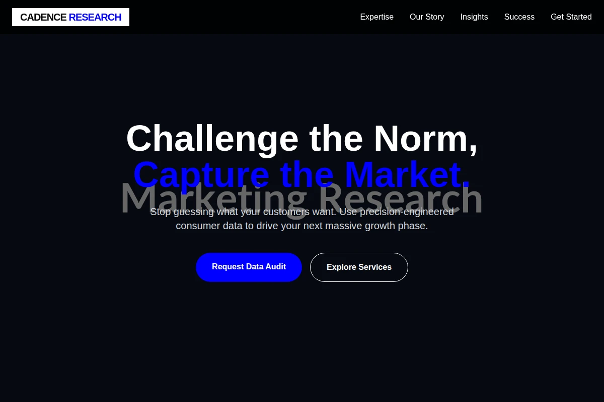 Cadence Marketing Research