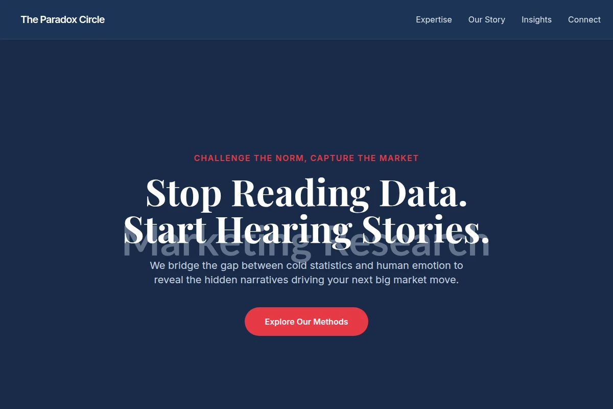 Narrative Marketing Research