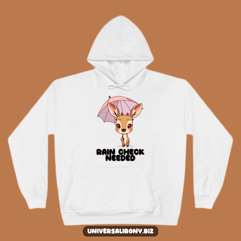 Cozy Funny Deer Umbrella Hoodie - Warm & Humorous Surprise Animal Wear