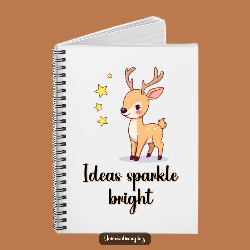 Funny Deer Star Juggling Notebook - Jot Down Ideas Under the Stars