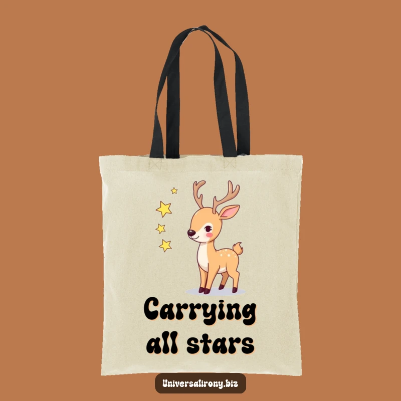 Funny Deer Star Juggling Tote Bag - Carry Your Dreams with Style